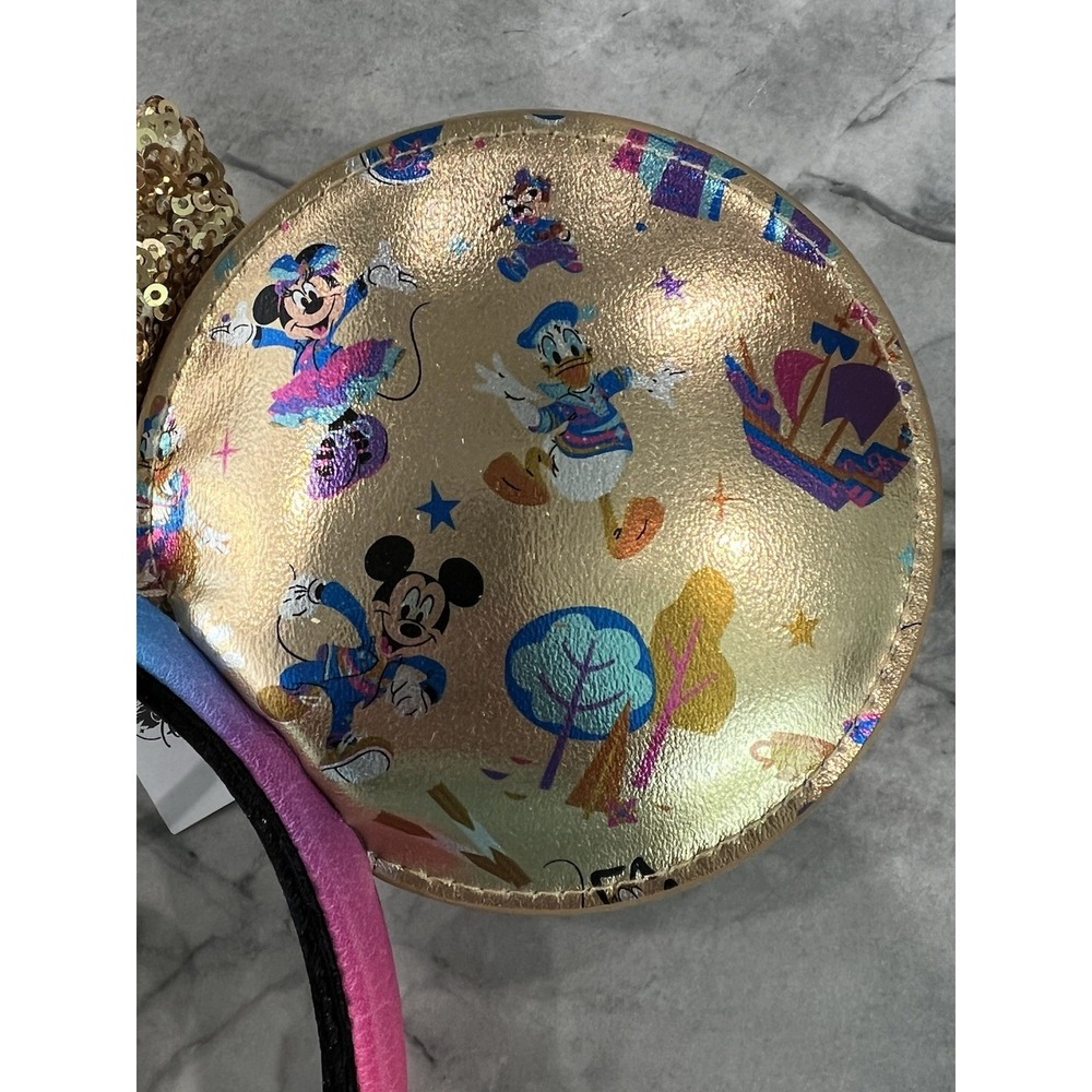 Disneyland 70th Anniversary Mickey Headband‎ Ears New 2025 - Picture 8 of 9